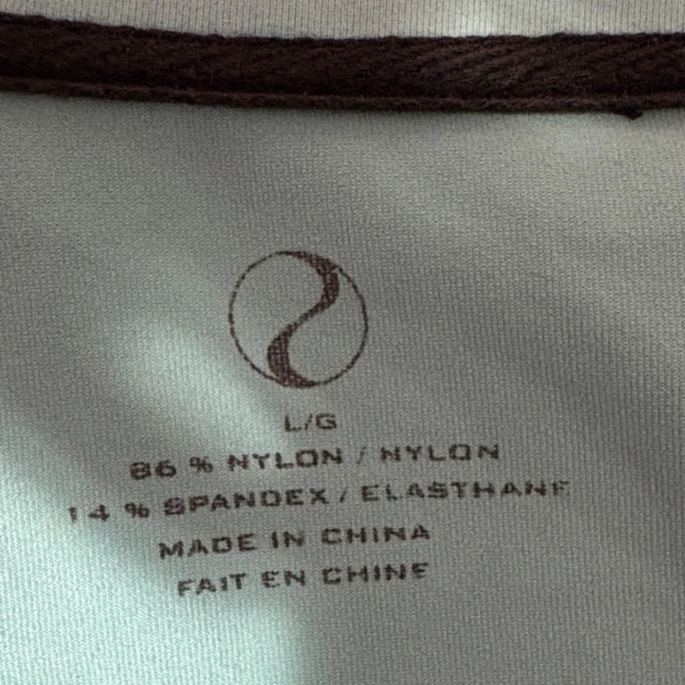Balance Athletica Black and Aqua Ski Jacket LL132 - Picture 5 of 6